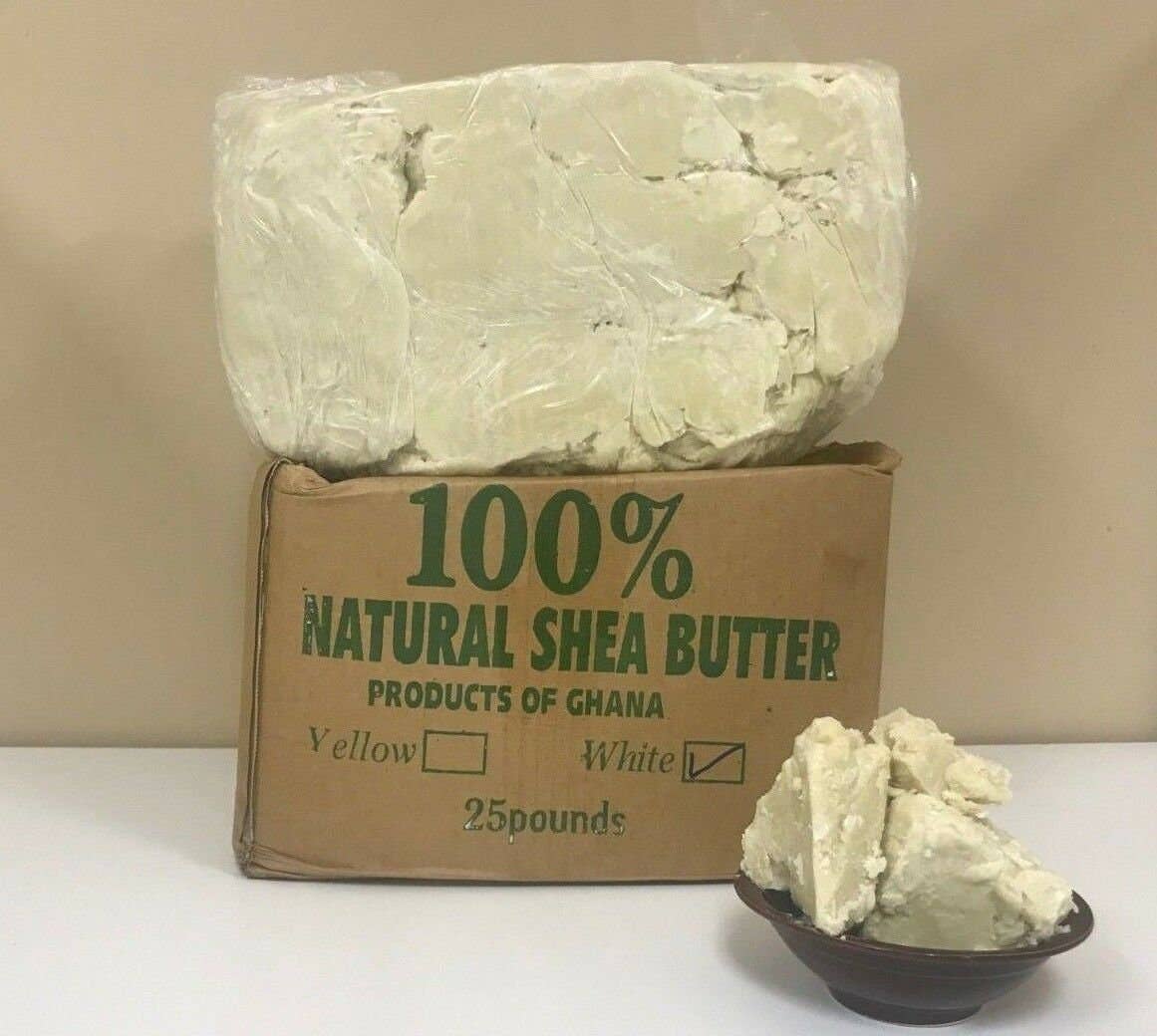 Raw African Shea Butter Unrefined Organic White/ivory 100% P