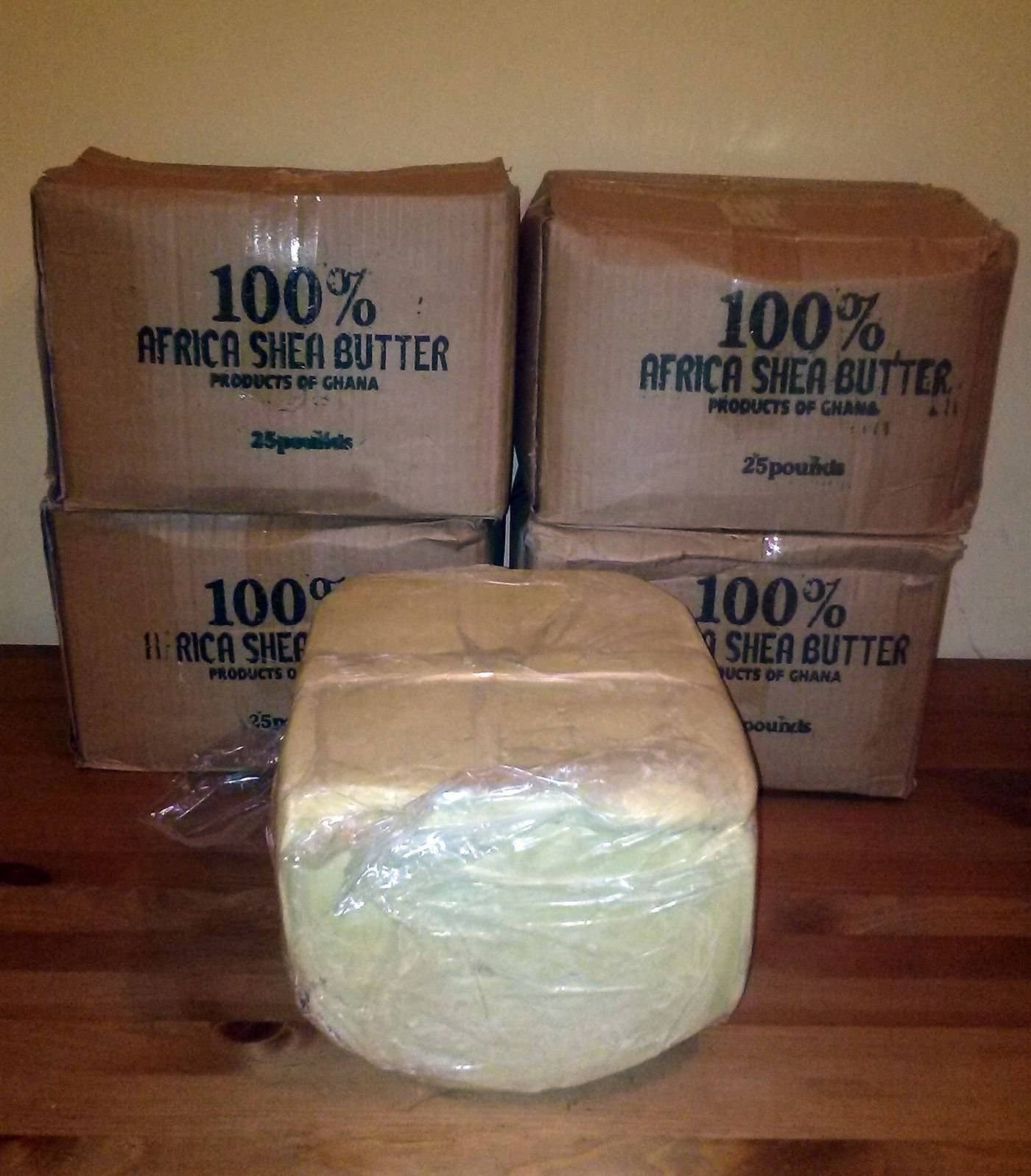 100% Raw African Shea Butter Unrefined Organic Pure Premium