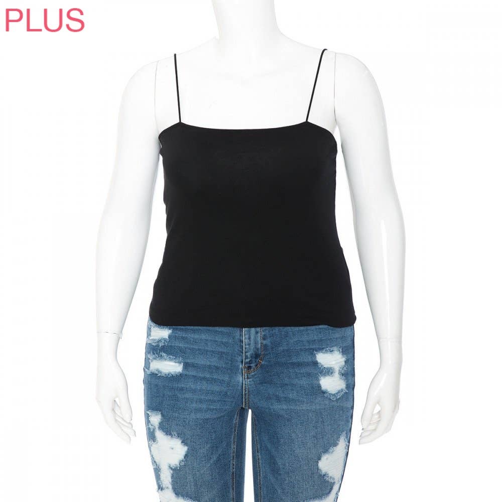 PLUS SKINNY STRAP TUBE BRAMI TOP