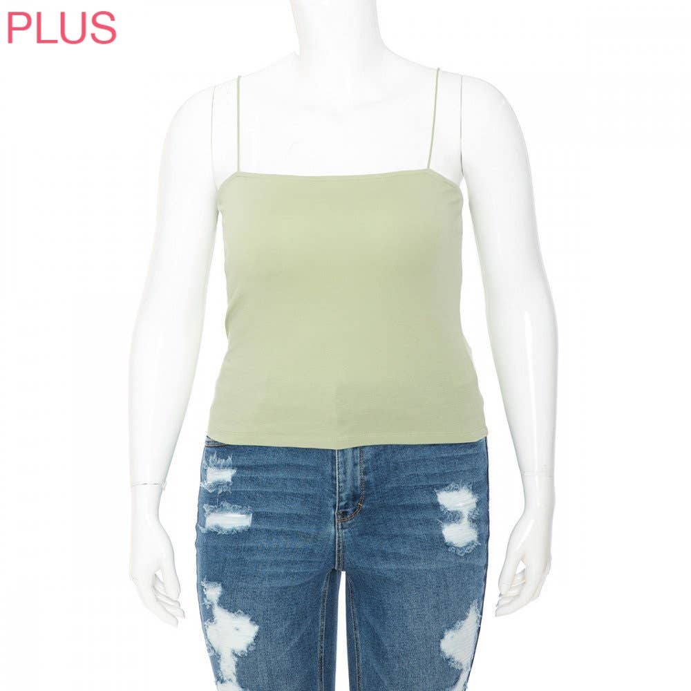 PLUS SKINNY STRAP TUBE BRAMI TOP