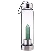 Water Bottle With Gemstone Center