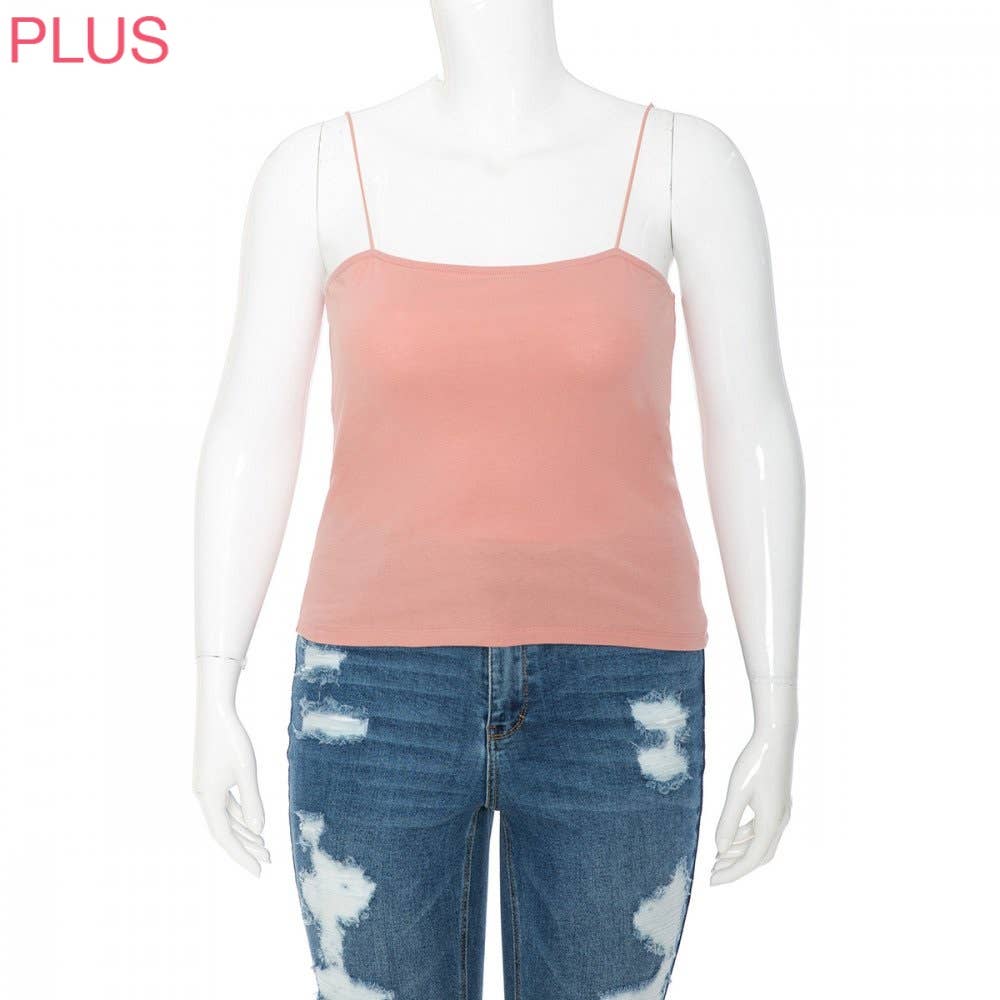 PLUS SKINNY STRAP TUBE BRAMI TOP