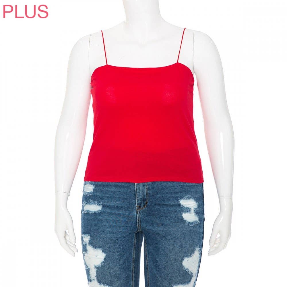 PLUS SKINNY STRAP TUBE BRAMI TOP