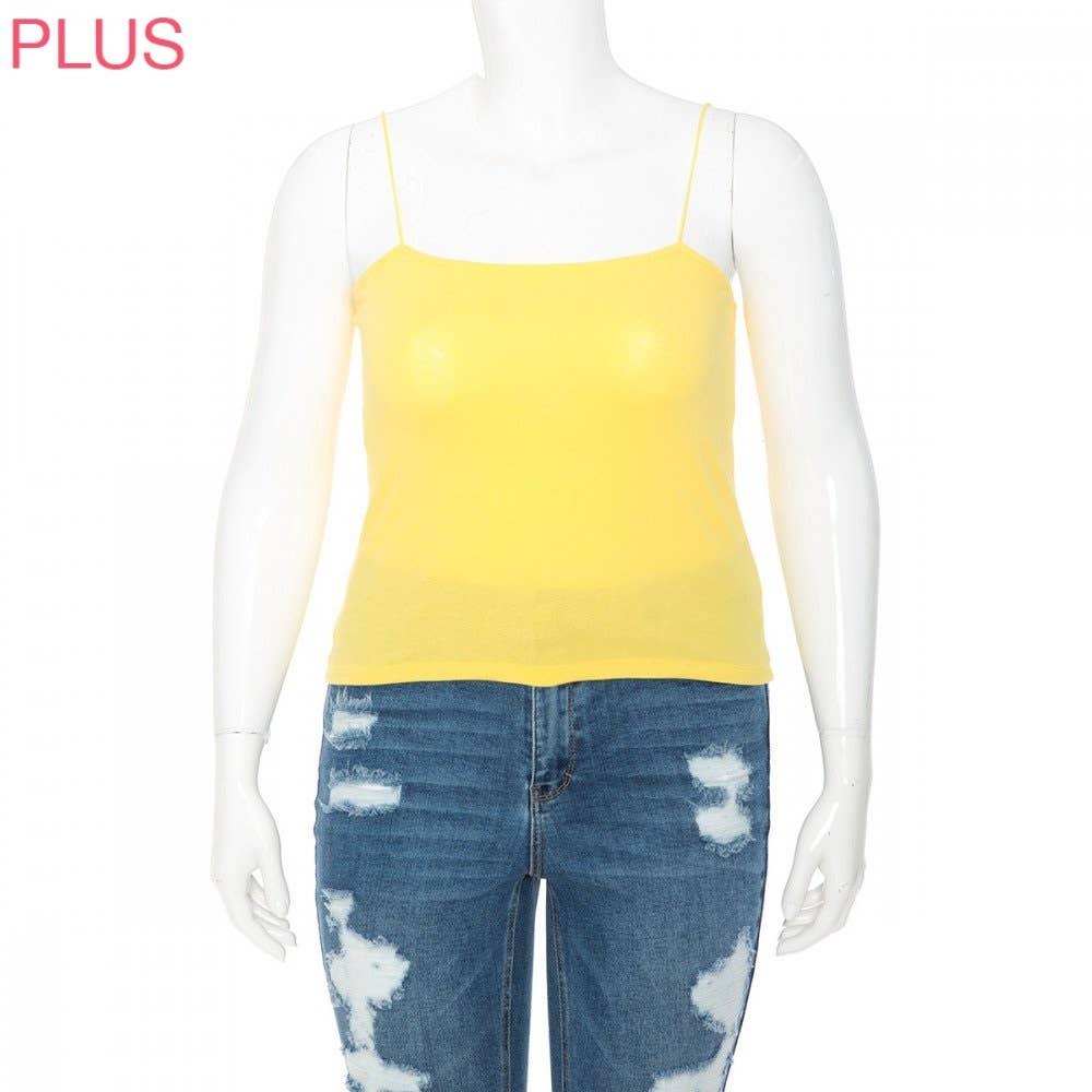 PLUS SKINNY STRAP TUBE BRAMI TOP